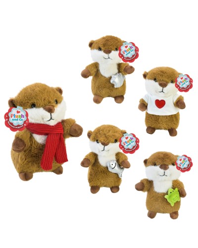 М'яка іграшка «Видра» 22 см, в асортименті, Plush and Co