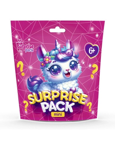 Настільна гра «Surprise Pack Mini 2» з сюрпризом з сквіша та карток, у пакеті 17х6х19 см, ТМ Vladi Toys
