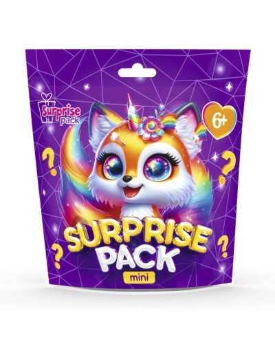 Настільна гра «Surprise Pack Mini 3» з сюрпризом з сквіша та карток, у пакеті 17х6х19 см, ТМ Vladi Toys