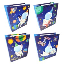 Пакет паперовий 41х31х12 см, в асортименті, TM Leader