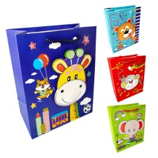 Пакет паперовий 32х26х12 см, в асортименті, TM Leader