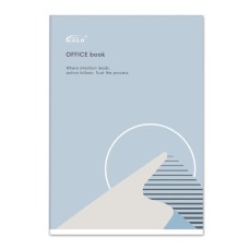 Канцелярська книга «Gold» у клітинку на 96 аркушів на скобі з картонною обкладинкою, №4134-1,2, в асортименті, ТМ Brisk