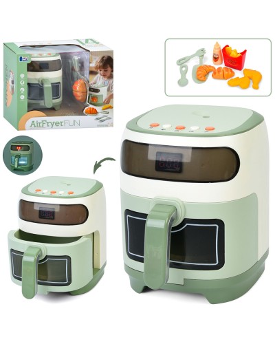 Мультипічка 18х14х16 см на 14 програм музична зі світлом, електронним табло, таймером, продуктами, на батарейці, у коробці 28х23,5х19 см