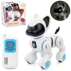 Собака 21 см р/к музична зі звуком, світлом, сенсором, регулятором гучності, програмами, на батарейці, в асортименті, у коробці 23,5х26х15 см