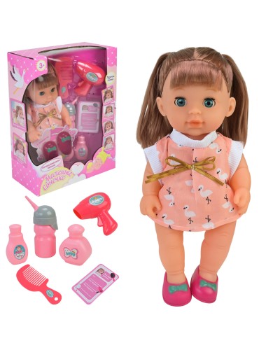 Лялька «Маленьке сонечко» 27 см музична з аксесуарами, на батарейці, у коробці 24х11х35 см