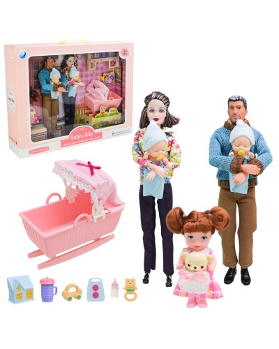 Набір з 5 ляльок та аксесуарів, у коробці