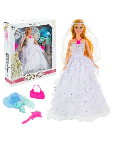 Лялька «Наречена» з аксесуарами, у коробці 28,5х6,5х33 см