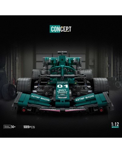 Конструктор «Болід» на 1089 деталей, у коробці 42х34х9 см