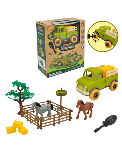 Ігровий набір: автомобіль14 см, інструменти та аксесуари, у коробці 18,8х8,8х22,5 см