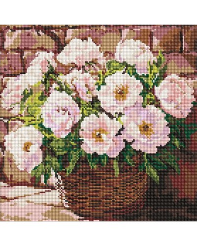 Алмазна мозаїка «Ніжний аромат» 40х40 см, ТМ Ідейка