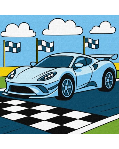 Картина за номерами «Блискуча перемога» 25х25 см, ТМ Ідейка