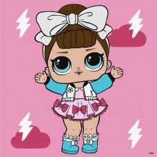 Картина за номерами «L.O.L Surprise! Game on. Fancy» 25х25 см, ТМ Ідейка