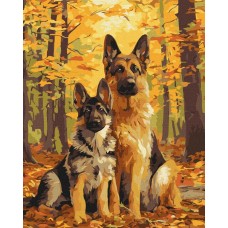 Картина за номерами «Лісові друзі» 40х50 см, ТМ Ідейка