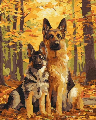 Картина за номерами «Лісові друзі» 40х50 см, ТМ Ідейка