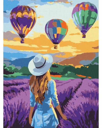 Картина за номерами «Лавандові пригоди» 30х40 см, ТМ Ідейка