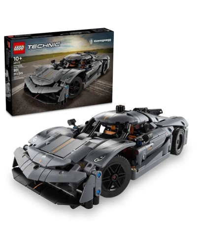 Конструктор «Koenigsegg Jesko Absolut. Сірий гіперкар» на 801 деталь, у коробці 38х7х26, ТМ Lego