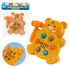 Логіка-стукалка «Ведмедик» х ігровим полем 21,2х7,1х21 см та молоточком, у пакеті 25х6х33 см