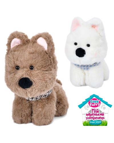 М'яка іграшка «Песик» 25х12х17 см, в асортименті, у пакеті