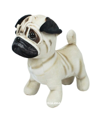 М`яка іграшка «Мопс Марсель» 24 см, ПП Копиця