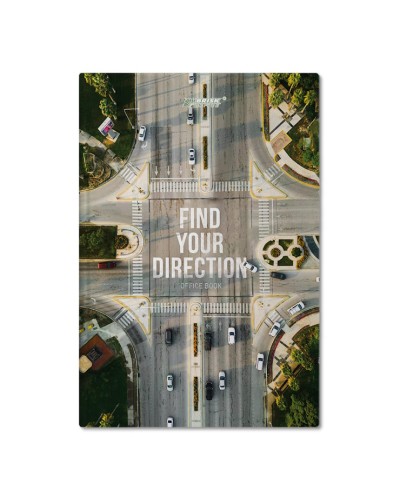 Канцелярська книга у клітинку на 96 аркушів з твердою ламінованою обкладинкою, №4455, в асортименті, ТМ Brisk