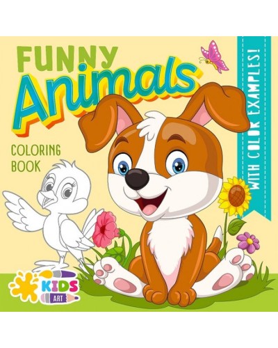 Розмальовка на 8 аркушів на скобі 20х20 см, ТМ Мандарин