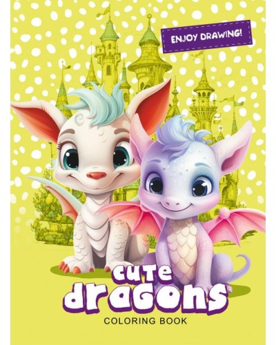 Розмальовка А4 на 8 аркушів на скобі, ТМ Мандарин