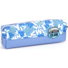 Пенал 21х4,5х6 см синій, ТМ Мандарин