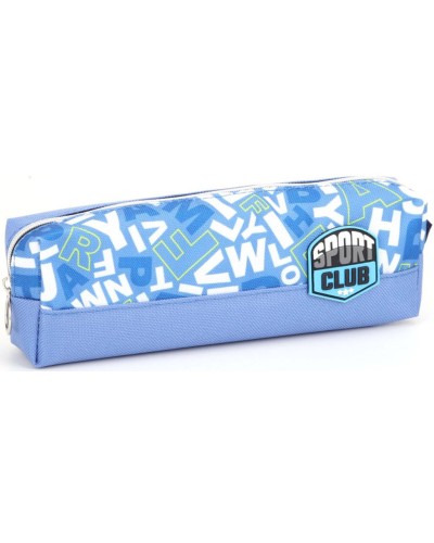 Пенал 21х4,5х6 см синій, ТМ Мандарин