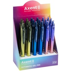 Ручка «Starlight» гелева автоматична синя, ТМ Axent