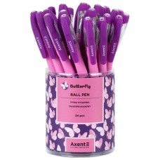 Ручка «Butterly» кулькова синя 0,5 мм, ТМ Axent