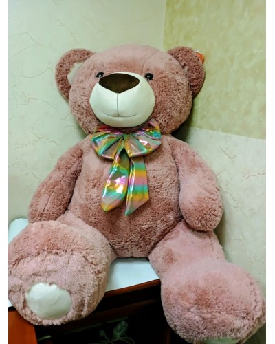 М`яка іграшка «Ведмедик Бублик 4» 150 см, пудрова, ПП Копиця