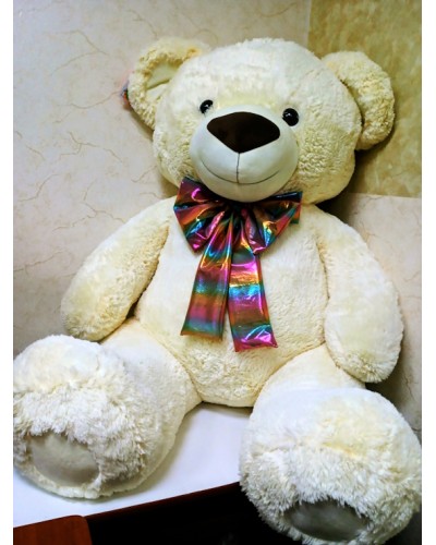 М`яка іграшка «Ведмедик Бублик 4» 150 см, світла, ПП Копиця