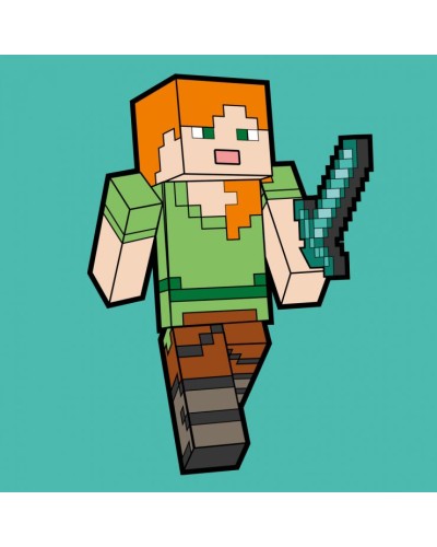 Картина за номерами «Майнкрафт. Алекс» 25х25 см, ТМ SANTI