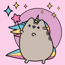 Картина за номерами «Пушин. Чарівний єдиноріг» 25х25 см, ТМ SANTI