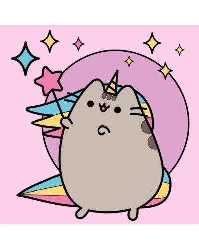 Картина за номерами «Пушин. Чарівний єдиноріг» 25х25 см, ТМ SANTI