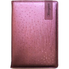 Блокнот А5 на 80 аркушів у клітинку з обкладинкою зі шкірзаму, ТМ Мандарин