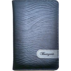 Блокнот А6 на 80 аркушів у клітинку з обкладинкою зі шкірзаму, ТМ Мандарин