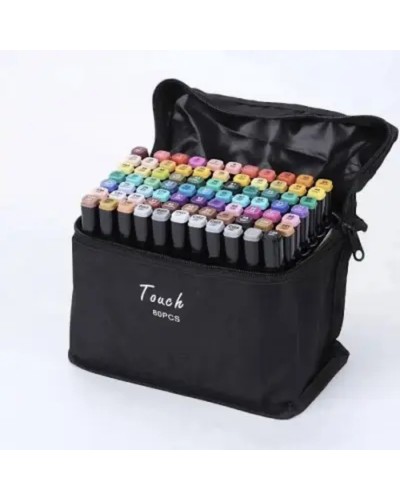 Набір скетч маркерів на 80 кольорів, у сумці