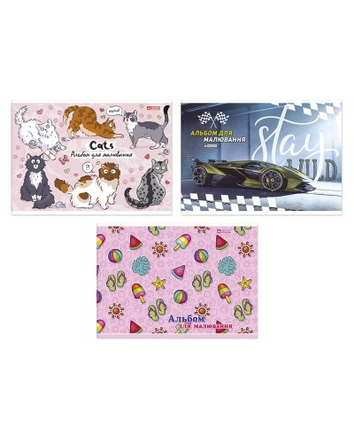 Альбом «Magika» А4 на 20 аркушів 120 г/м2 на скобі, ТМ Gold Brisk