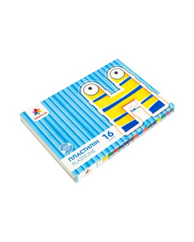 Пластилін на 16 кольорів по 12 г зі стеком, GAMMA'UA