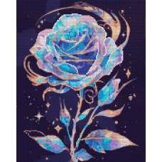Алмазна мозаїка «Блискуча троянда» 40х50 см, ТМ SANTI