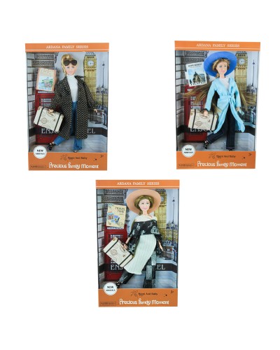 Лялька 29 см з аксесуарами, в асортименті, у коробці 37х30х8 см