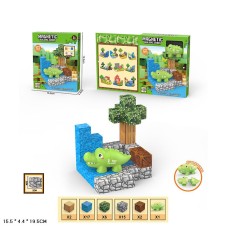 Конструктор магнітний «Країна іграшок.Крокодил» на 43 деталі, у коробці 15,5х4,4х19,5 см