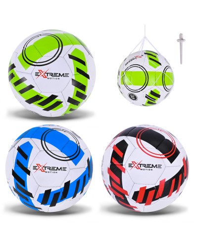 М'яч футбольний «Extreme motion» №5 PU вагою 420 г 32 панелі, у сітці
