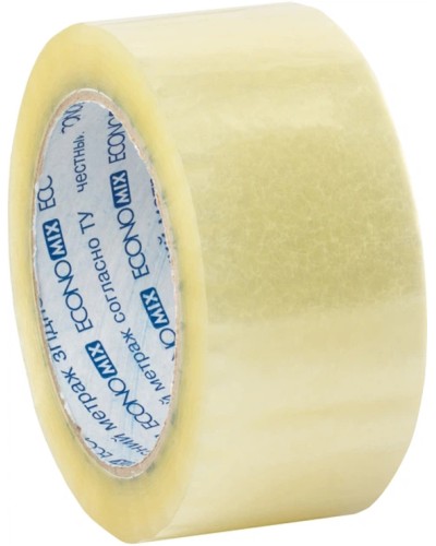 Стрічка-скотч клейка 45 мм х 300 м прозора, ТМ Economix