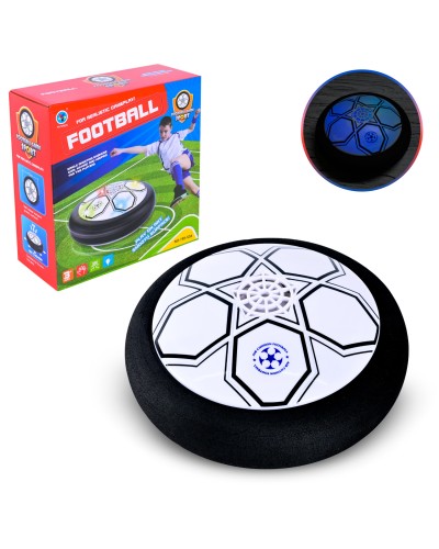 Аерофутбол зі світлом та звуком, на батарейці, у коробці 17,8х17,8х7 см