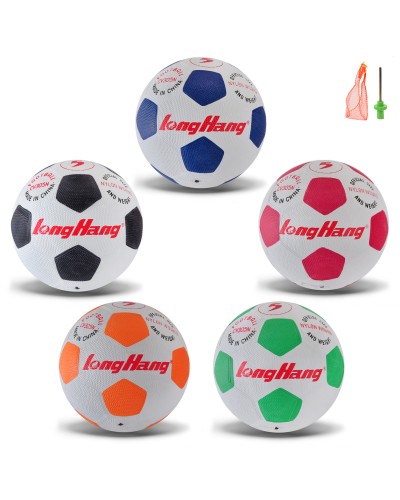 М'яч футбольний №5 вагою 420 г, в асортименті, у сітці