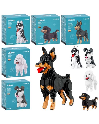 Конструктор «Собака» від 753 деталей,в асортименті, у коробці 13,5х15х8 см