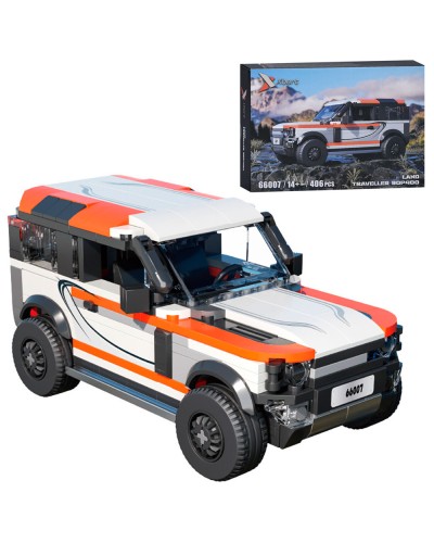 Конструктор «Авто серія. Джип» 15,8 см на 406 деталей, у коробці 28х20х5 см