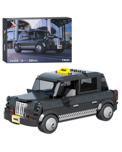 Конструктор «Авто серія. Таксі» 15 см на 304 деталі, у коробці 28х20х5 см
